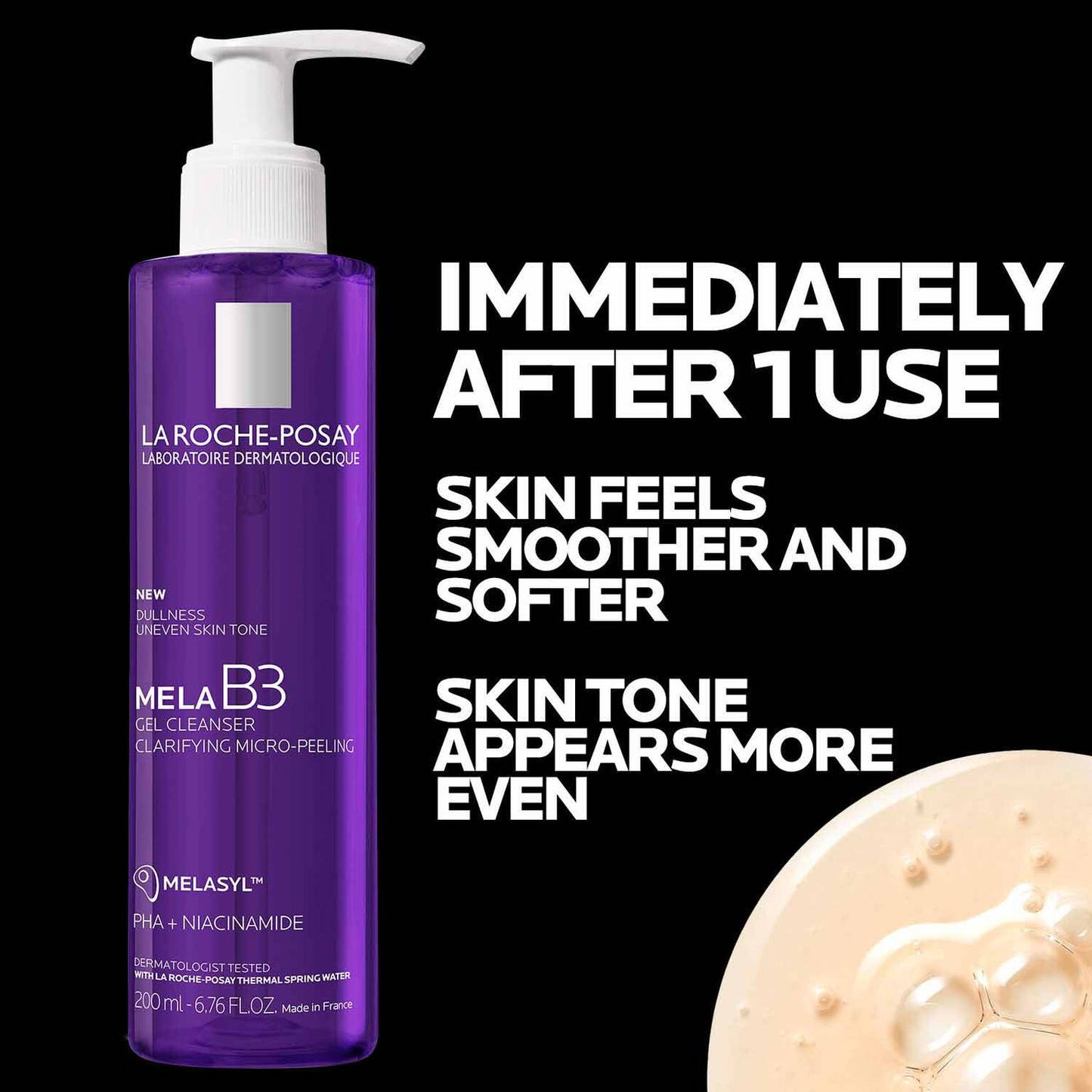 mela-b3-facial-gel-cleanser-with-melasyltm-niacinamide-m1 4_LaRochePosay-Product-MelaB3-MelaB3Cleanser-200ml-03337875890069-Benefits.jpg